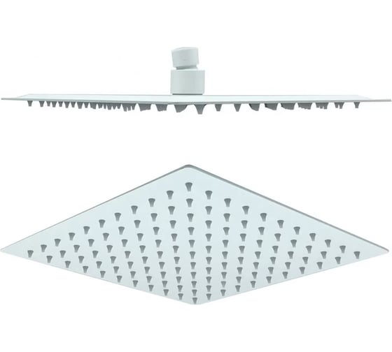 Изображение товара Лейка тропического душа квадратная ViEir 25×25 см верхний душ белая VR2102-25F