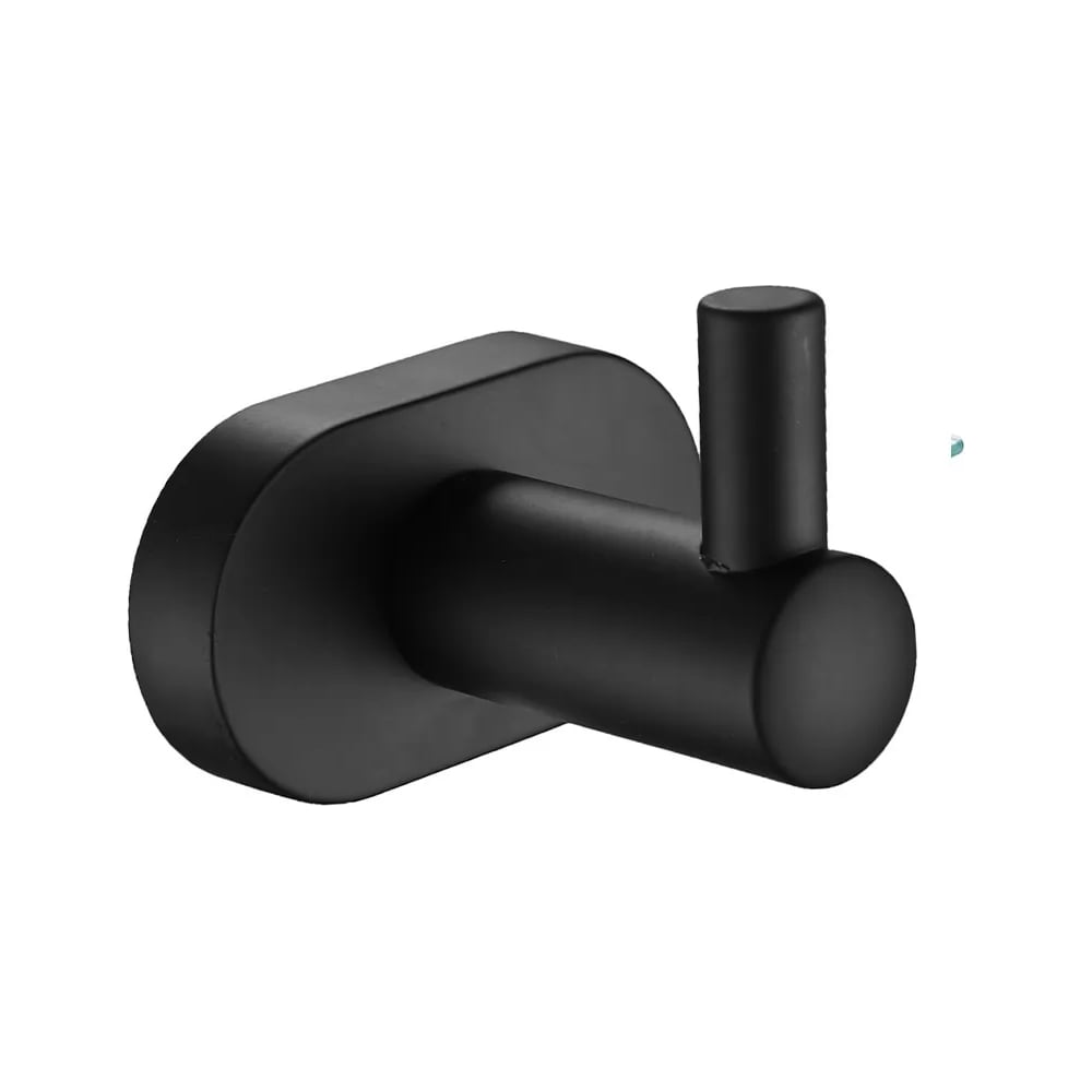 Изображение товара Крючок одинарный для полотенца ViEir нержавеющая сталь, черный, настенный, для ванной комнаты, V5101-C