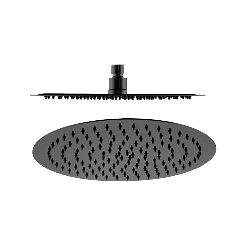 Изображение товара Лейка тропического душа круглая ViEir 25×25 см верхний душ черная VR2103-25C