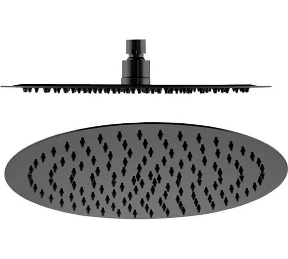 Изображение товара Лейка тропического душа круглая ViEir 25×25 см верхний душ черная VR2103-25C