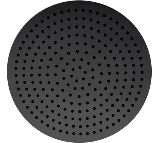 Изображение товара Лейка тропического душа круглая ViEir 20×20 см верхний душ черная VR2103-20C