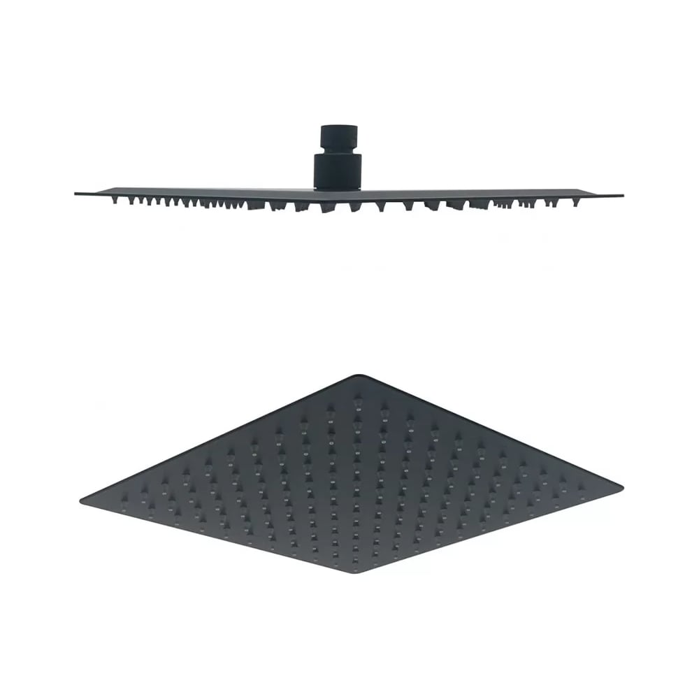 Изображение товара Лейка тропического душа квадратная ViEir 25×25 см верхний душ черная VR2102-25C