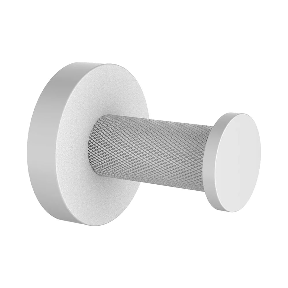 Изображение товара Крючок одинарный для полотенца ViEir нержавеющая сталь, белый, V5501-F