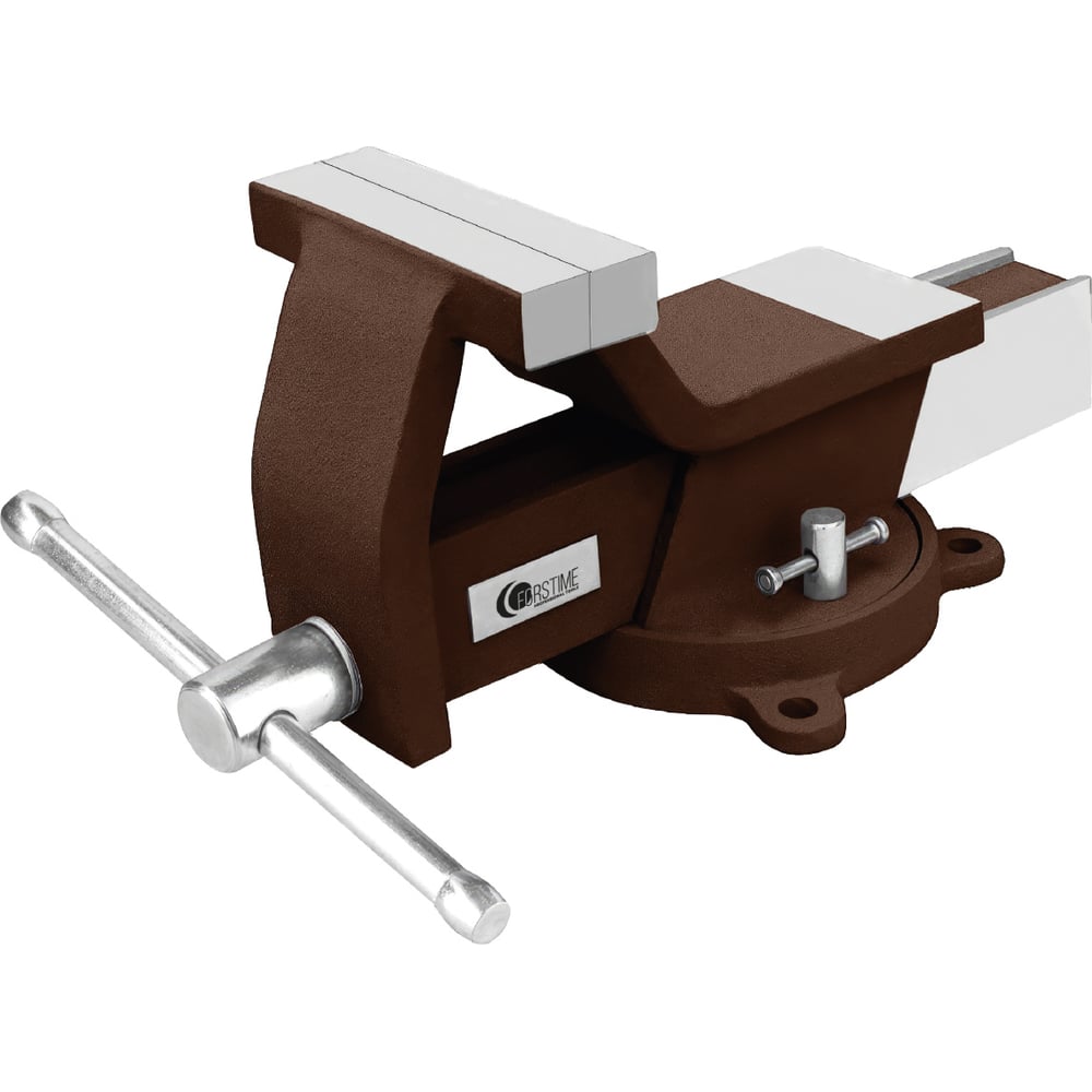 Изображение товара Стальные поворотные слесарные тиски FORSTIME FT-6540806W с наковальней