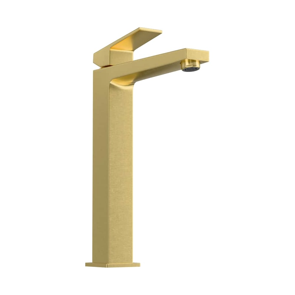 Изображение товара Смеситель для раковины-чаши Vitra Minimax Square (Минимакс Сквуэр) однорычажный брашированное золото латунь A4372425EXP Изображение товара Смеситель для раковины-чаши Vitra Minimax Square (Минимакс Сквуэр) однорычажный брашированное золото латунь A4372425EXP