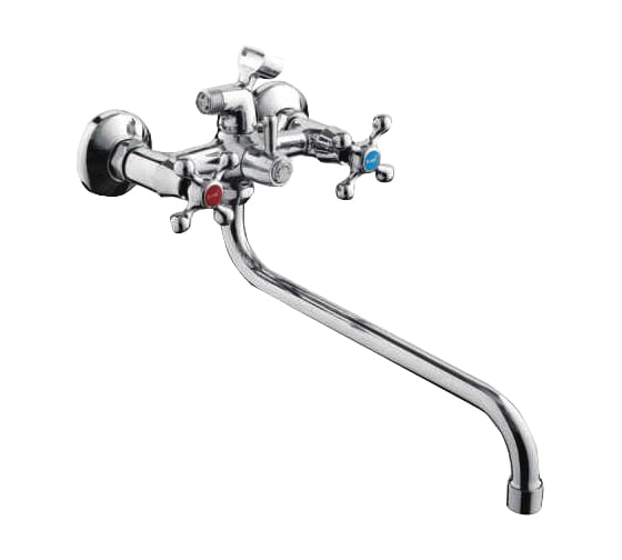 Изображение товара Смеситель для ванны FRAP с изливом и дивертором F2708