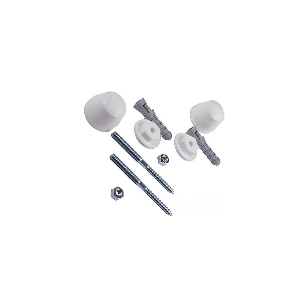 Изображение товара Набор для крепления раковины мет/белый 8х100 Крепстор 3 шт