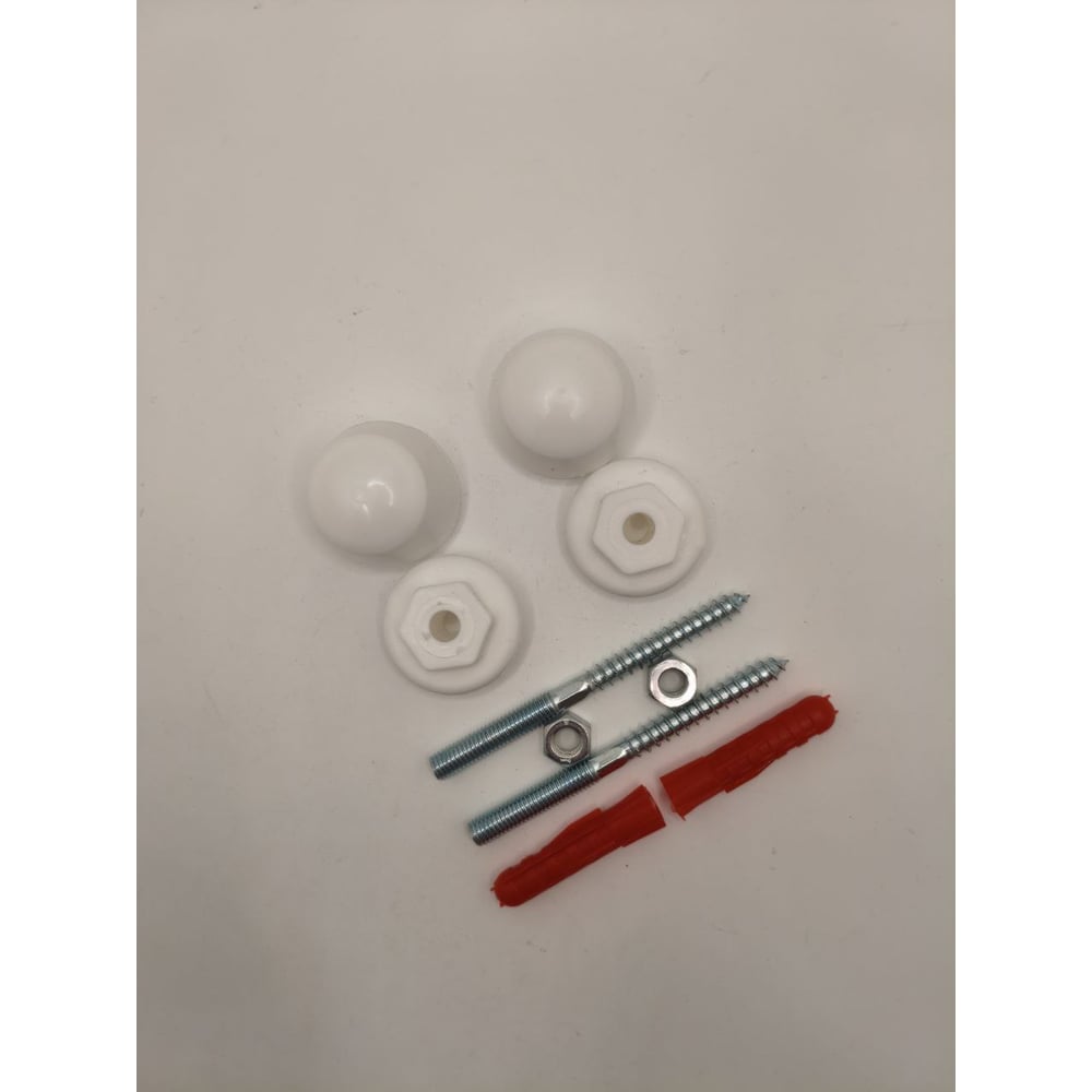 Изображение товара Набор для крепления раковины мет/белый 8х100 Крепстор 3 шт