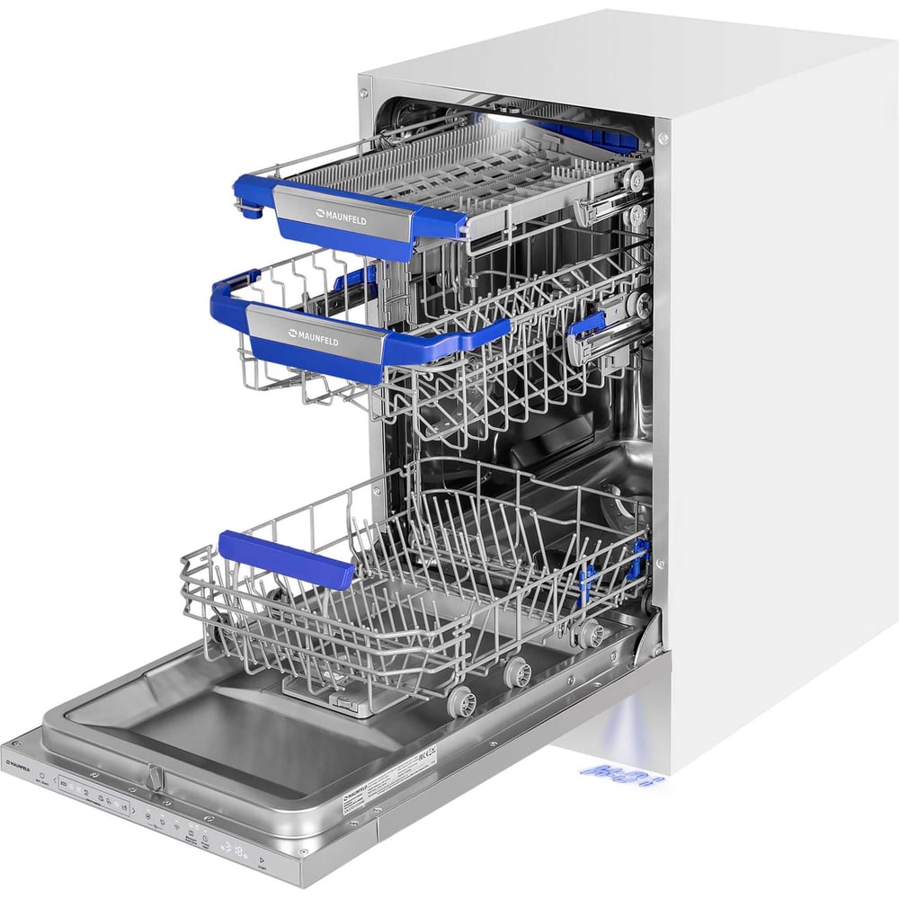 Изображение товара Посудомоечная машина MAUNFELD MLP45330T Smart Beam Wi-Fi встраиваемая 10 комплектов