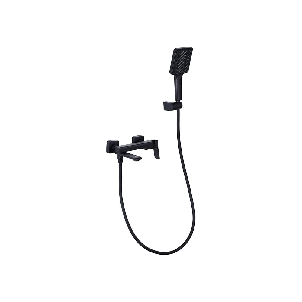 Изображение товара Смеситель для ванны FRAP с поворотным изливом F3284-6 черный современный стиль