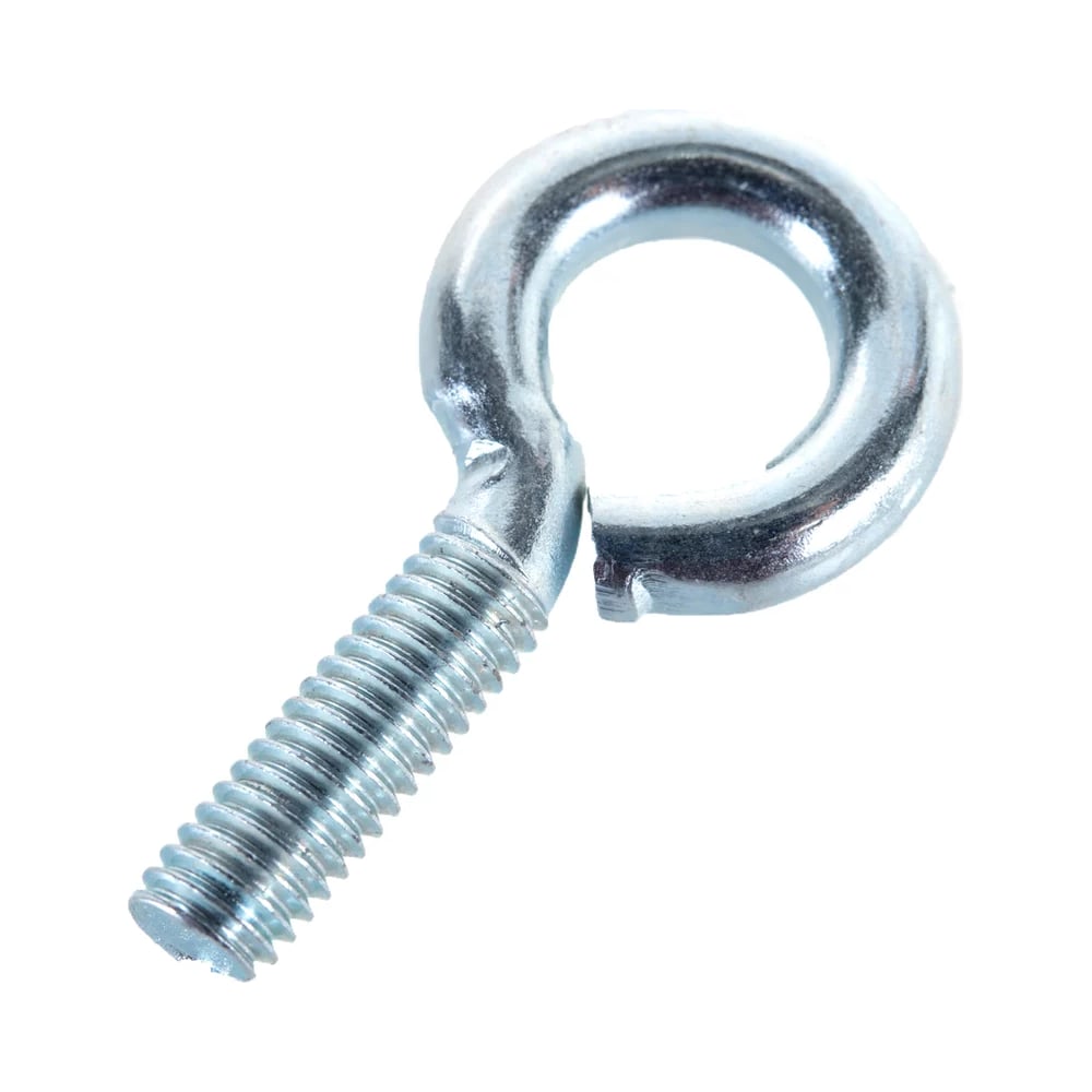 Изображение товара Петля-винт ЦКИ М8х40х10 10 шт надежное крепление из стали с цинковым покрытием