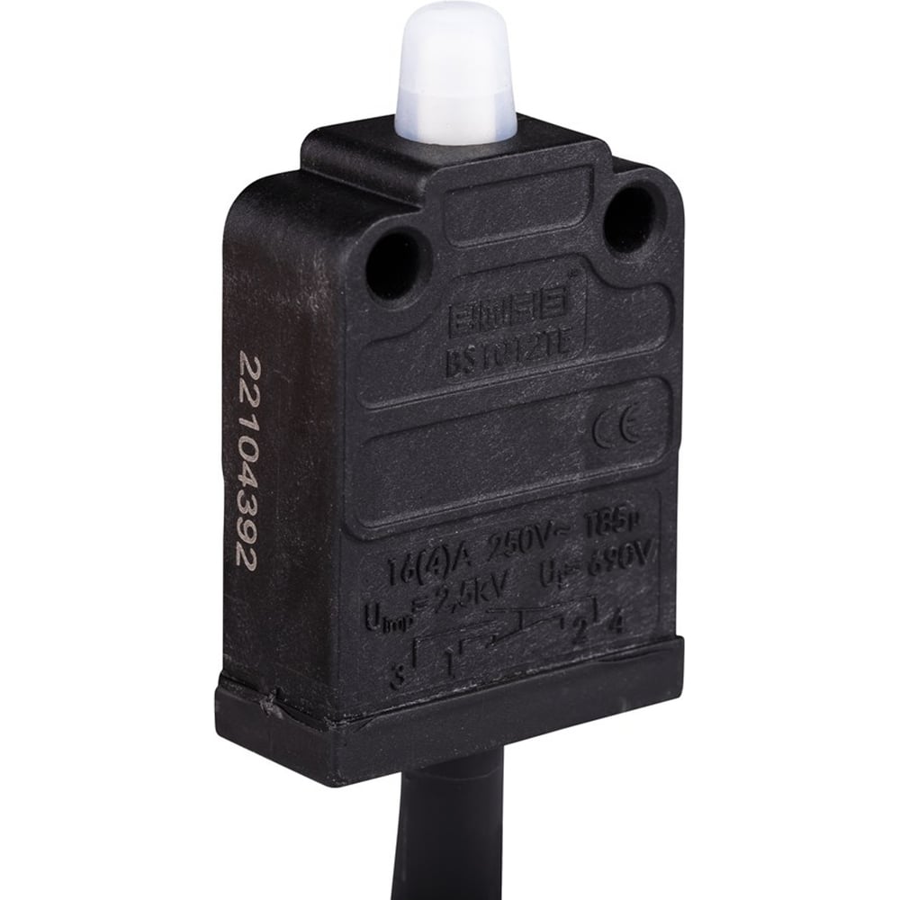 Изображение товара Мини-выключатель EMAS BS1012TX1 пластиковый с кабелем 1м IP67