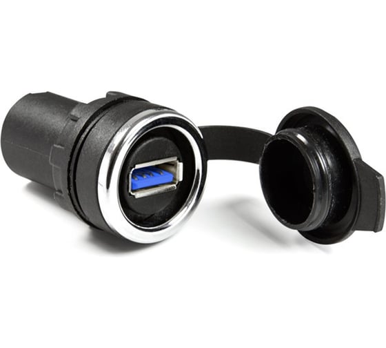 Изображение товара Разъём EMAS USB3.0 мама-мама, IP65 BUSB30