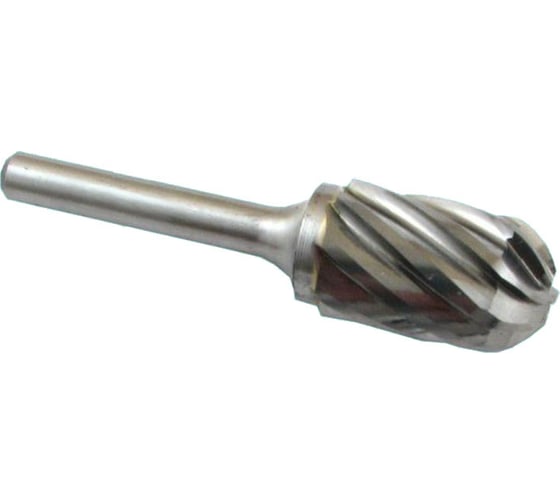 Изображение товара Борфреза твердосплавная сфероцилиндрическая C16 25С06 (16x25x6х65 мм; R=8 мм; спиральная крупная насечка) CNIC 58179