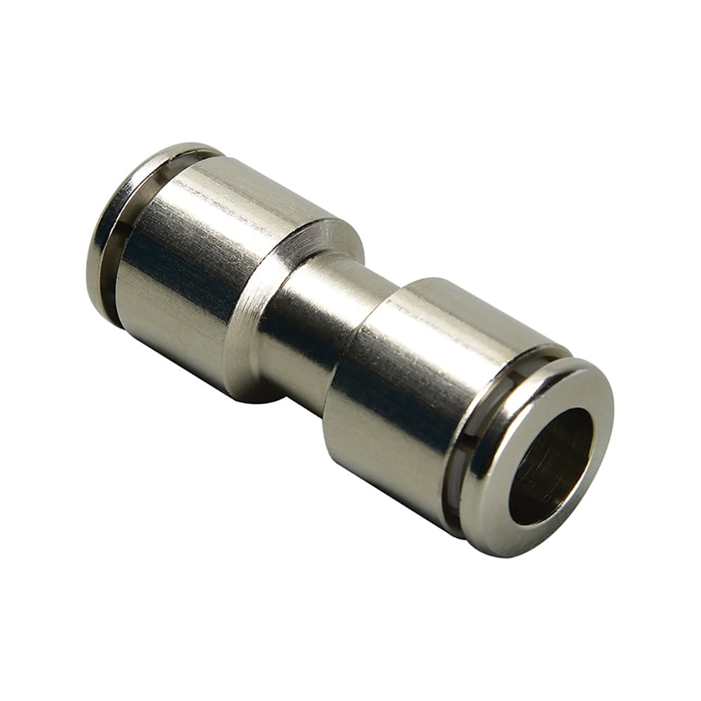 Изображение товара Фитинг прямой латунь никелированная 6 мм CDC Pneumatics BUC 06N