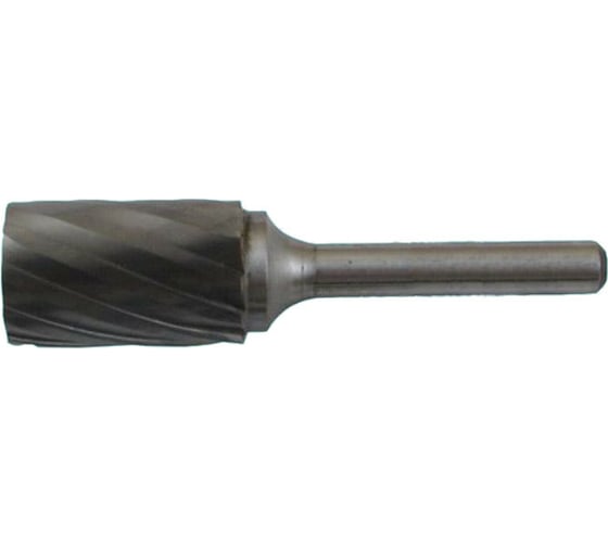 Изображение товара Борфреза твердосплавная цилиндрическая А16 25С06 (16x25x6х65 мм; спиральная крупная насечка) CNIC 58173