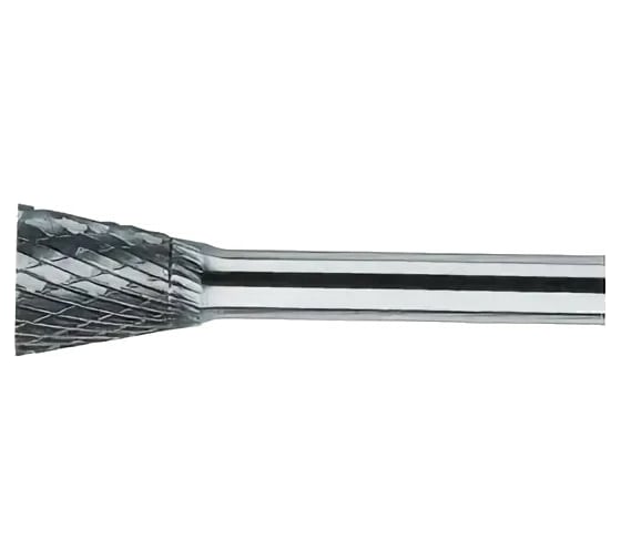 Изображение товара Борфреза твердосплавная с обратным конусом N12 13x06 (12x13x6х65 мм; 18 градусов; Х-образная насечка) CNIC 31184