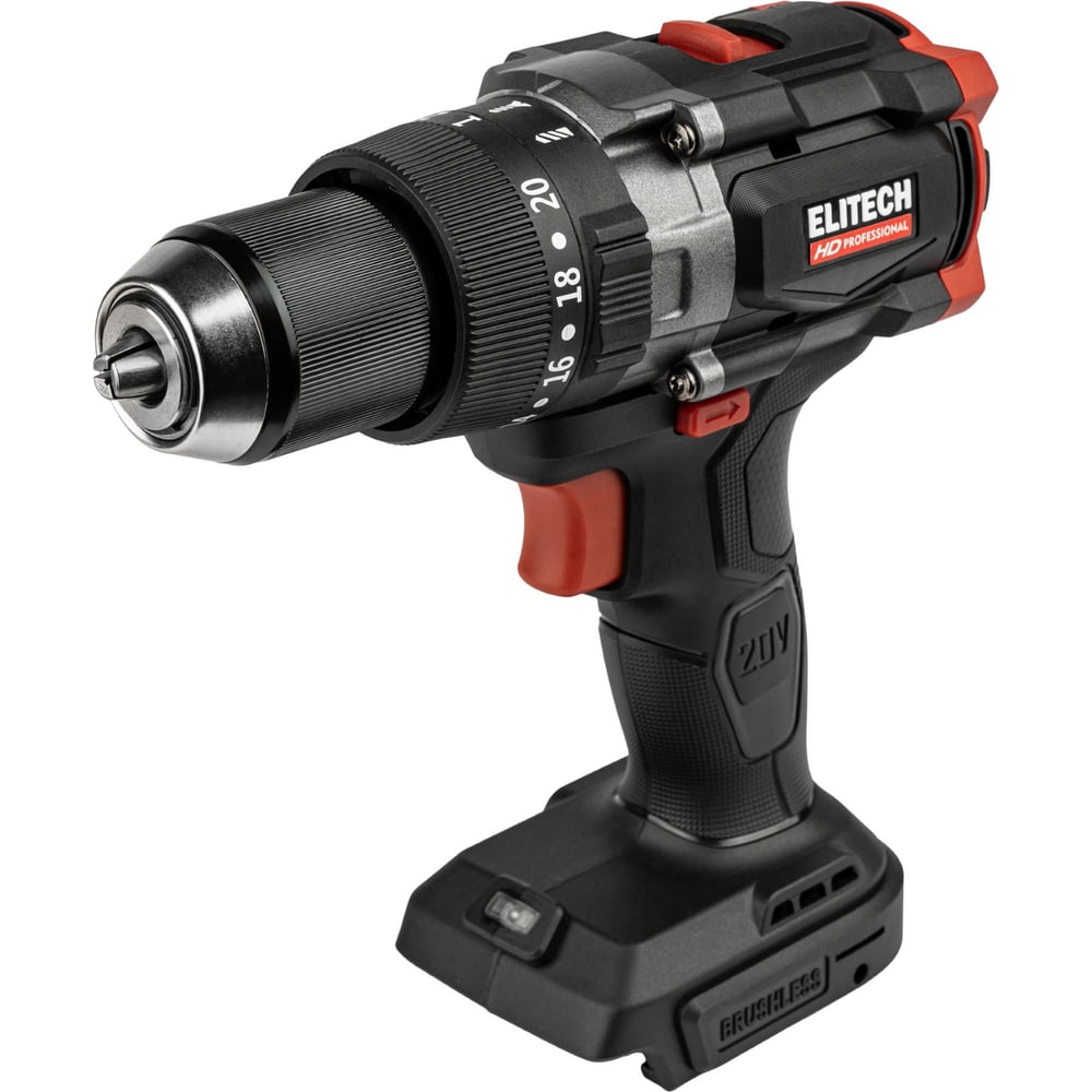 Изображение товара Аккумуляторная дрель Elitech HD CD20BL2 20 В быстрозажимной патрон