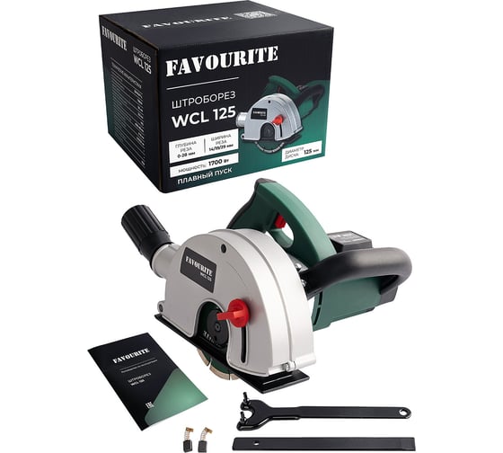 Изображение товара Штроборез FAVOURITE WCL 125 1700Вт, 125мм 120477990