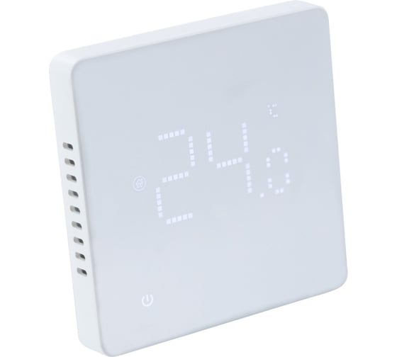 Изображение товара Комнатный WIFI-хронотермостат для электрического теплого пола Valtec (белый) VT.AC608.W.0