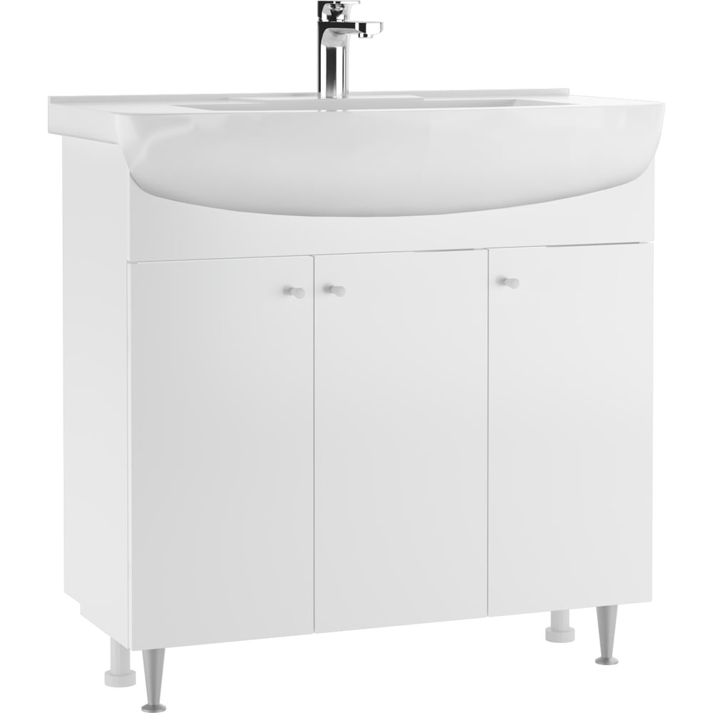 Изображение товара Тумба под умывальник Айсберг Элеганс 85 Промо без ящика