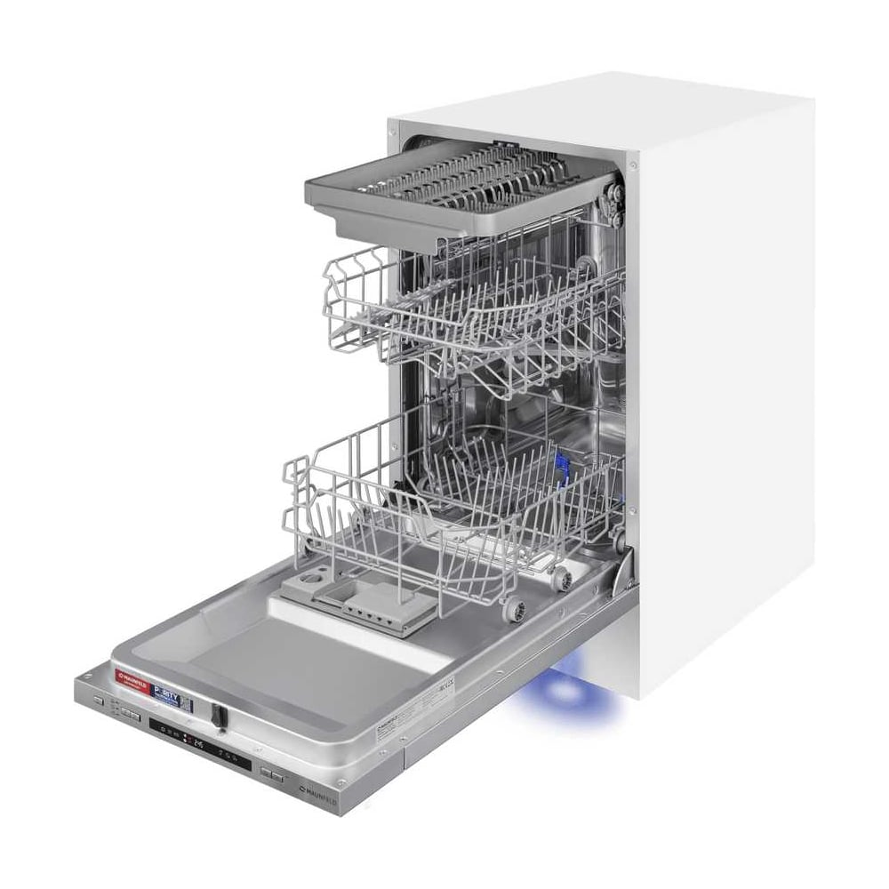 Изображение товара Посудомоечная машина MAUNFELD MLP45130 Light Beam встроенная 6 программ А++