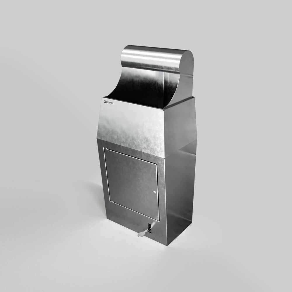 Изображение товара Рукомойник с педалью CAPEL CAP-RN-05 из нержавеющей стали для промышленных помещений