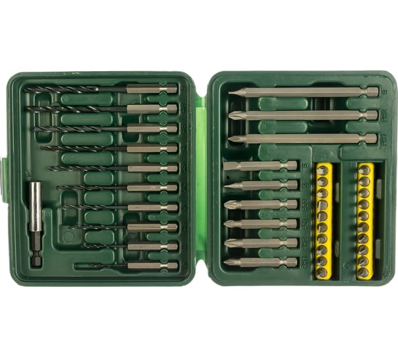 Изображение товара Набор бит со сверлами 40 предметов Kraftool 26156-H40