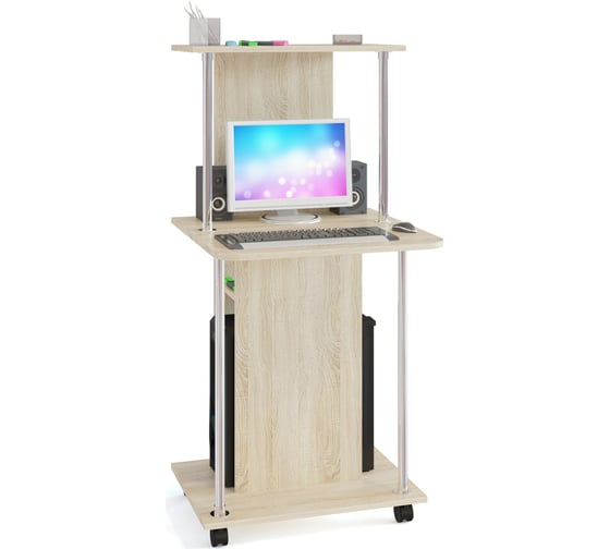 Изображение товара Компьютерный стол СОКОЛ дуб сонома КСТ-12 КСТ12Дс5