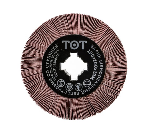 Изображение товара Шлифовальный валик (100x100x19 мм; А; P80) Totflex 4631161137500