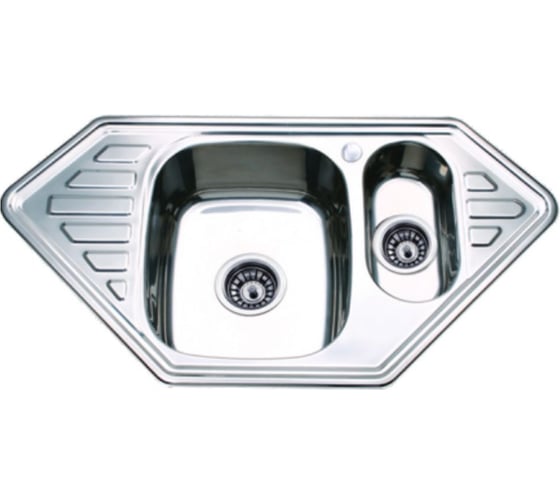 Изображение товара Мойка из нержавеющей стали врезная Ledeme 50x95 см глянцевая L99550B