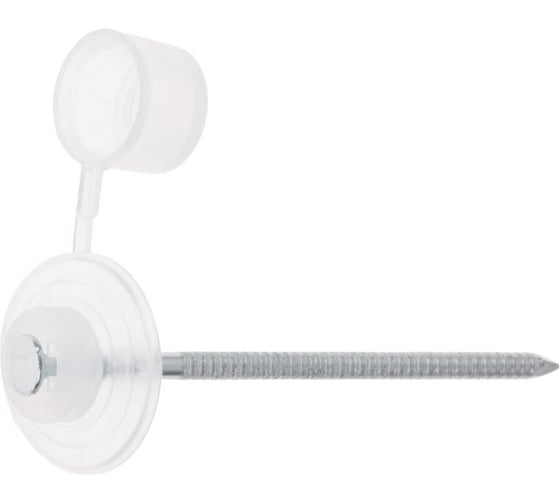 Изображение товара Гвоздь кровельный STARFIX 2.8х70 мм с пласт. шляпкой, бесцветный (100 шт в пласт. конт.) ЦЗ-0253621530