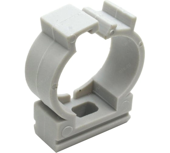 Изображение товара Клипса для труб с фиксатором Крепстор 63мм, пакет 10 шт 4665317008680