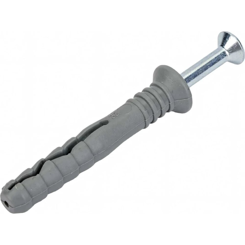 Изображение товара Дюбель-гвоздь Крепстор 6х60 потайной борт 100 шт. для надежного крепежа