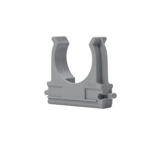 Изображение товара Серая клипса для труб Крепстор 20мм, пакет 100 шт 4665317008727