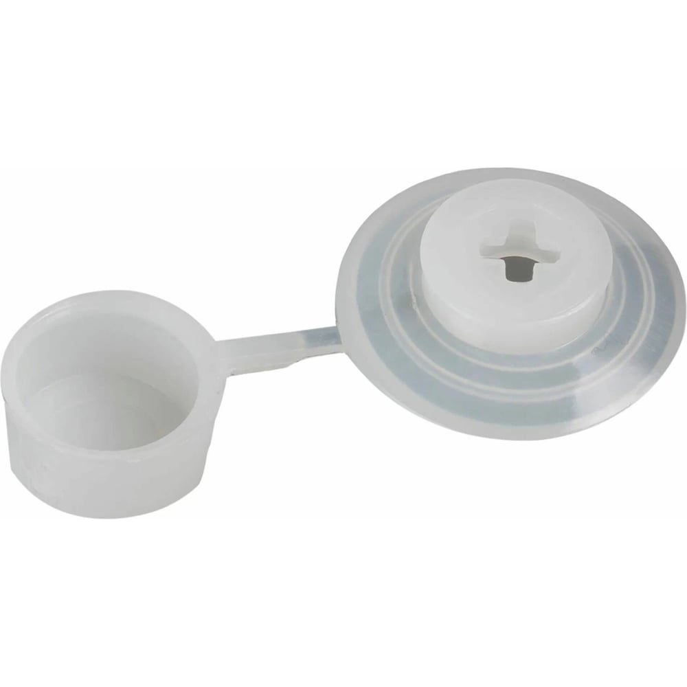 Изображение товара Шайба кровельная Крепстор с колпачком бесцветная пакет 100 шт. 4665317009021