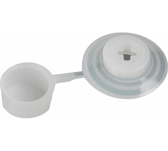 Изображение товара Шайба кровельная Крепстор с колпачком бесцветная пакет 100 шт. 4665317009021