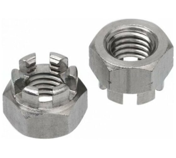 Изображение товара Гайка ОПМ DIN 935 М42х3 8 zn 1 шт П0000029911