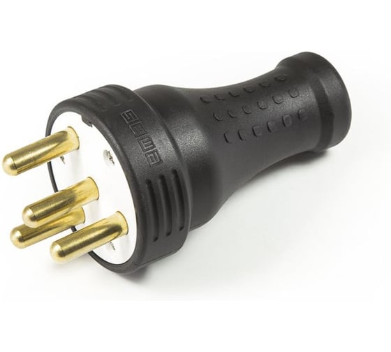 Изображение товара Вилка в резиновом корпусе Emas 3 x 25A EKS325F