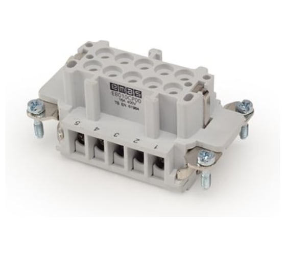 Изображение товара Гнездо Emas для разъёма 10 полюсов, 16A EB010CP00