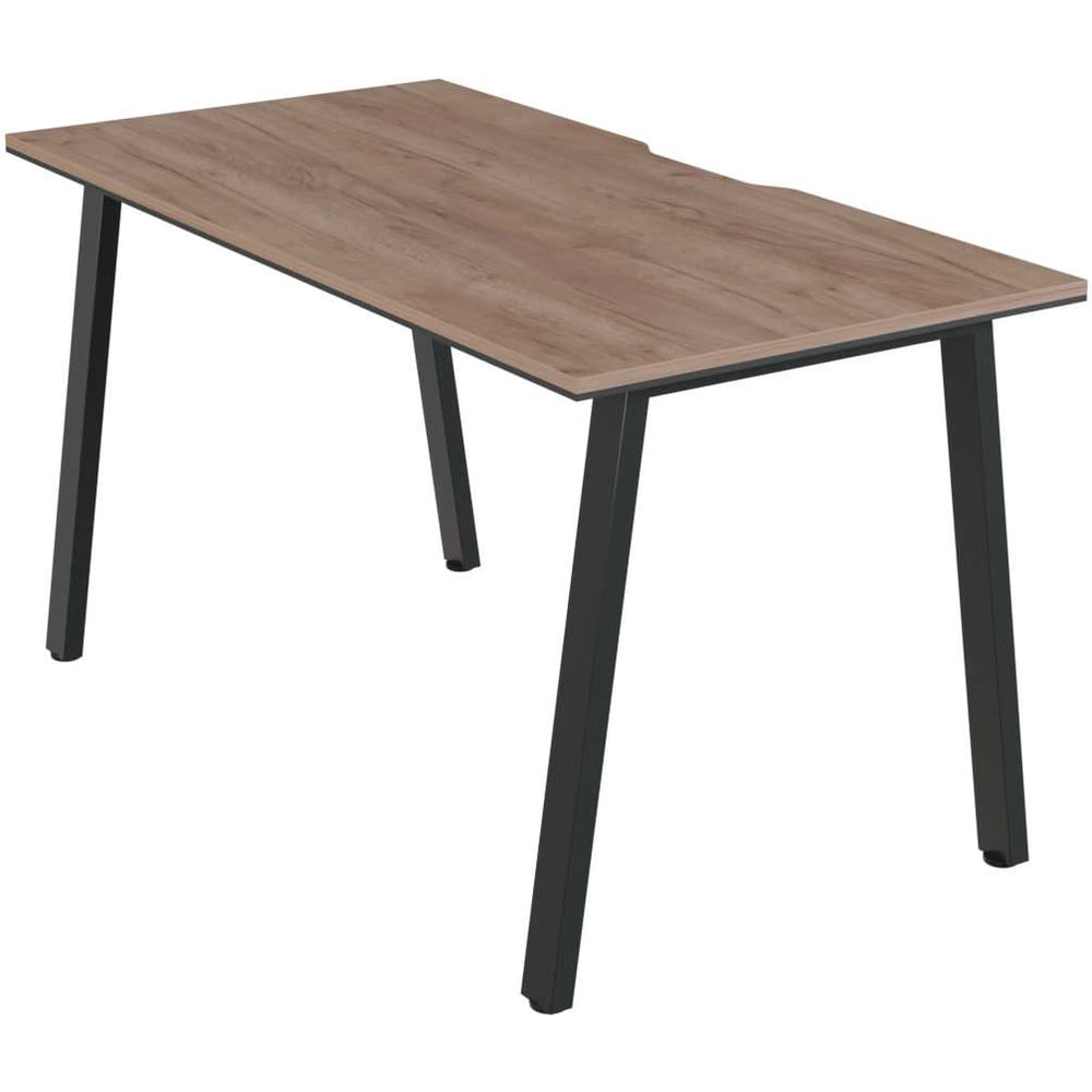 Изображение товара Письменный стол Альянс ПРЕГО ОФИС 1400х700х750 Дуб крафт табачный/Антрацит