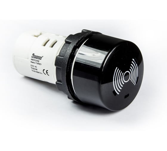 Изображение товара Зуммер моноблочный Emas чёрный цвет, 85 db, серия MB, 24В AC/DC, IP65 MBZX024SE