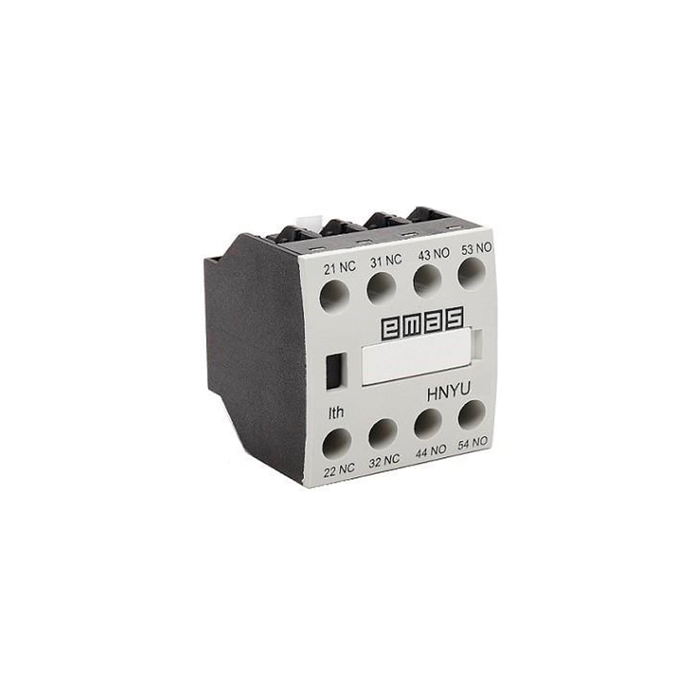 Изображение товара Дополнительный блок контактов Emas HNYU22 (2НО+2НЗ) для контакторов HN 9-65A
