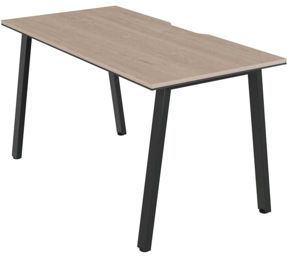 Изображение товара Стол письменный на А-каркасе Альянс мебель ПРЕГО ОФИС 1200х700х750 ПОСП-12.7А Дуб экспрессив песочный/Антрацит