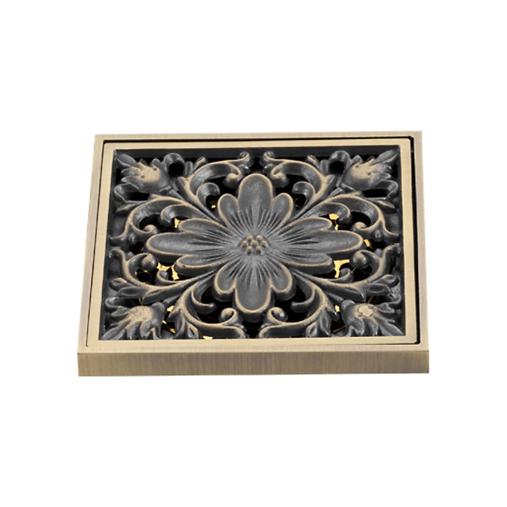 Изображение товара Душевой трап GAPPO G81003-4 с сухим затвором и латунной решеткой