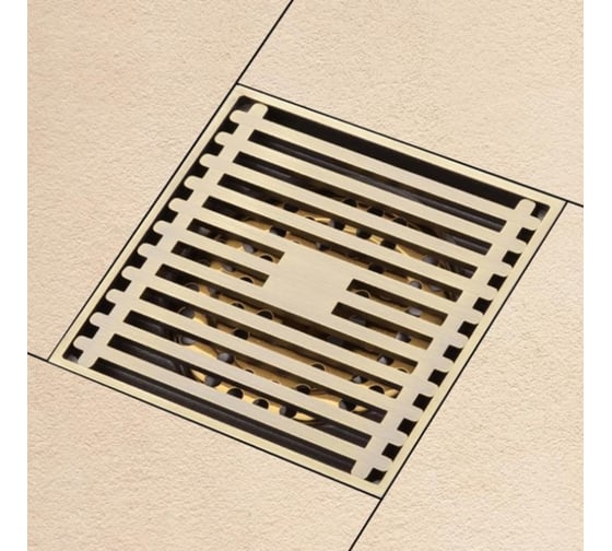 Изображение товара Душевой трап GAPPO сухой затвор G81004-4