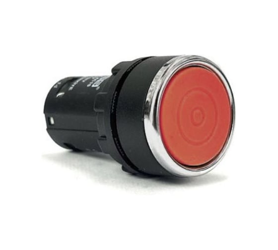 Изображение товара Кнопка с фиксацией моноблочная Emas (1НО), красный цвет, серия MB (240В, 0,3А), IP50 MB100FK