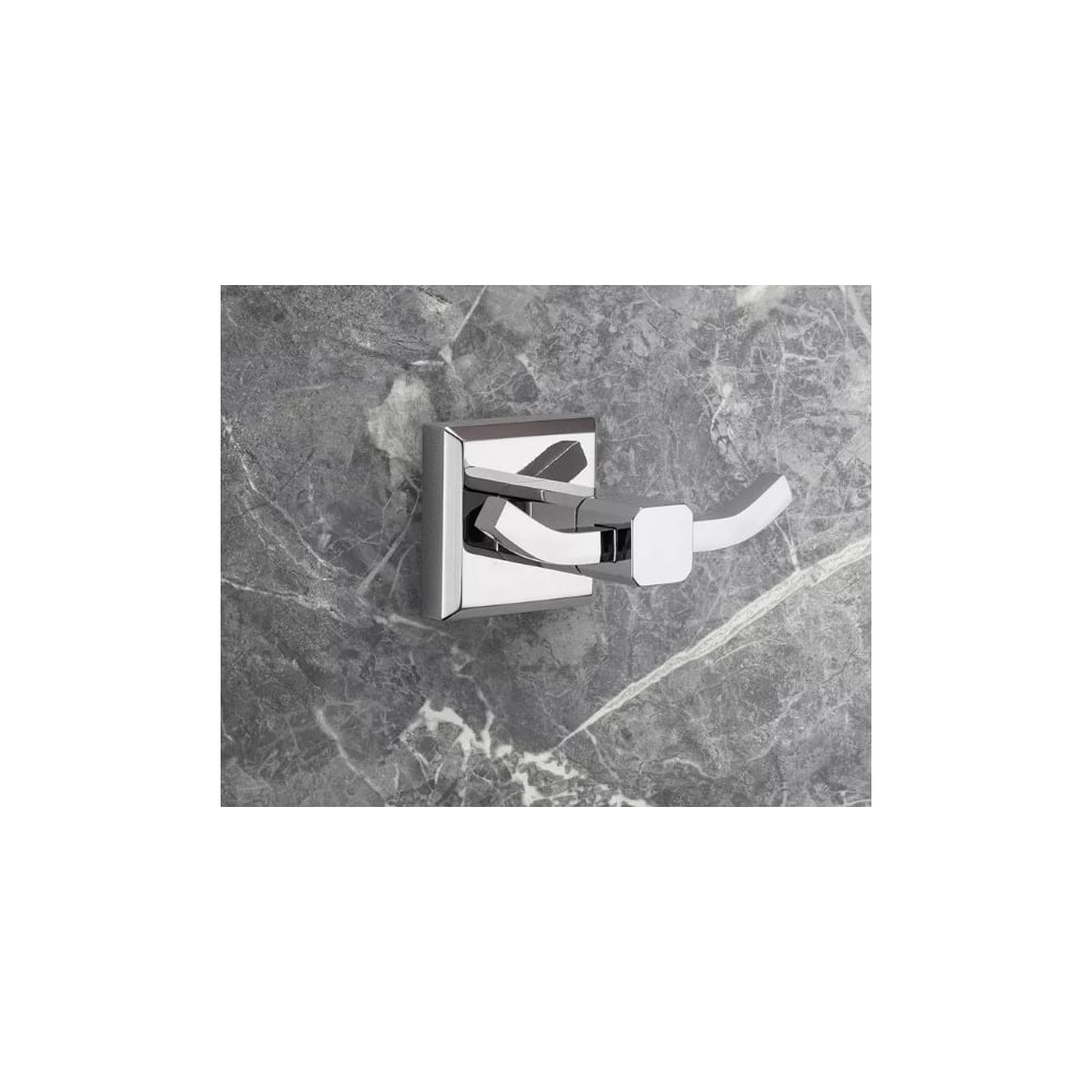 Изображение товара Крючок двойной из латуни GAPPO G3805-2 с глянцевым покрытием хром