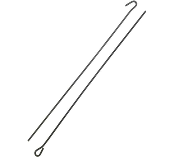 Изображение товара Подвес ПЗШО Армстронг 2x400мм, комплект 10 шт. черная проволока с пружиной X2282300-10