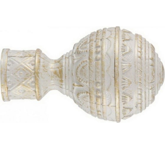 Изображение товара Наконечник Peora Люксор белое золото 16 мм 2 шт 66117